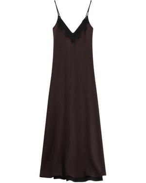 Imperial Midi Dresses - Brown