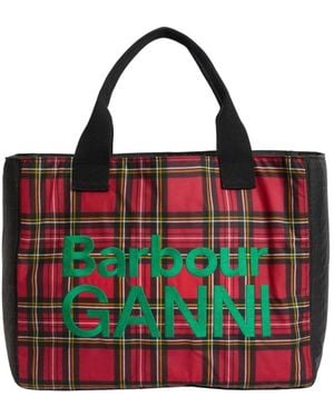 Barbour Tassen ,Rood ,Katoen Tartan Tote Bag