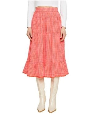 Naf Naf Midi Skirts - Pink