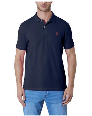 U.S. POLO ASSN. U. Polo Assn. ,Tops ,Blauw ,Katoen King Polo