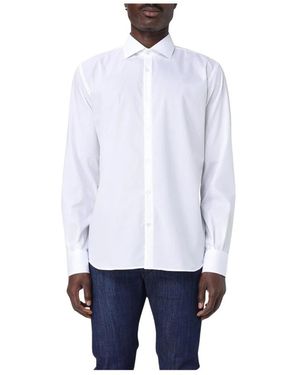 Brooksfield Formal Shirts - White