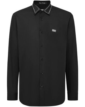 Philipp Plein Casual Shirts - Black