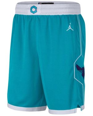 Nike Hornets Icon Edition 2020 Swingman Shorts - Blauw