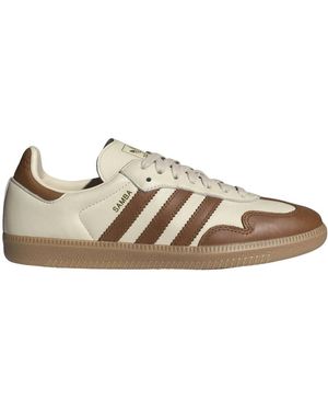 adidas Originals Schoenen ,Leer Samba Og - Bruin