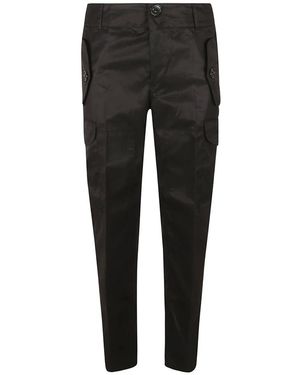 McQueen Straight Trousers - Black