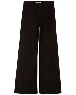 Five Jeans Wide Trousers - Negro