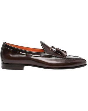 Santoni Sailor Shoes - Marrón