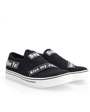 Juicy Couture Niedrige Sportliche Sneakers - Schwarz