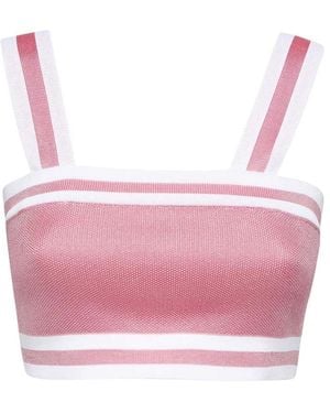 Balmain Sleeveless Tops - Rose