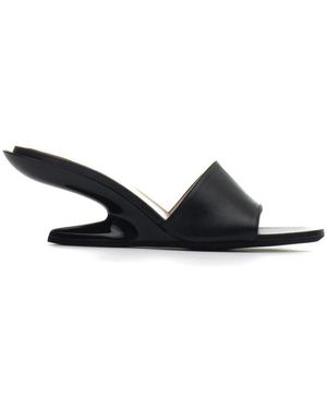 N°21 Schoenen ,Zwart ,Leer Sandalo N°21