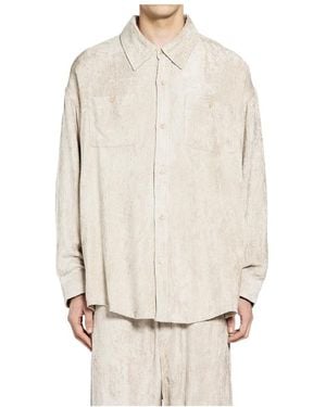 MYTHINKS Casual Hemden - Naturel