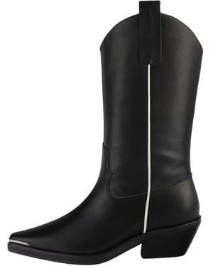 L37 Cowboy Boots - Nero