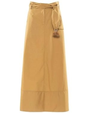 Nenette Maxi Skirts - Natural