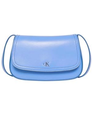 Calvin Klein Flap Camera Bag - Blau
