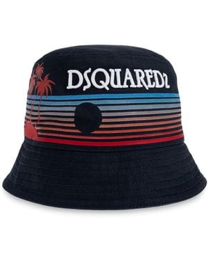 DSquared² Hat Mit Gesticktem Logo - Blau