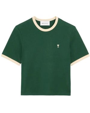 Ami Paris Tops ,Groen ,T-Shirts