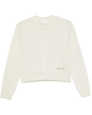 A.P.C. Cardigans - Wit