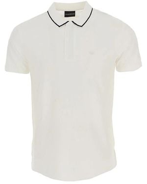Emporio Armani Polo Shirts - White