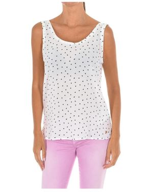 Armani Jeans Tops ,Wit ,Strappy Blouse - Paars