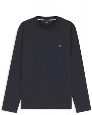 HUGO Tops ,Blauw ,Boss