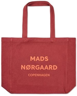 Mads Nørgaard Tote Bags - Rojo
