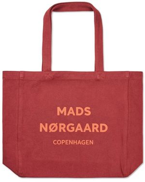 Mads Nørgaard Tote Bags - Rojo