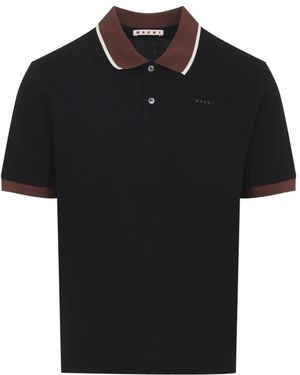 Marni Polo Shirts - Black