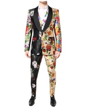 Dolce & Gabbana Single Breasted Suits - Black