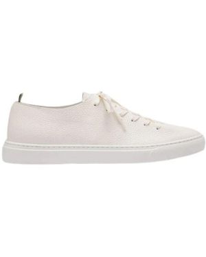 Officine Creative Leichte Weiße Ledersneaker