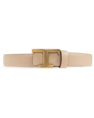 Tod's T Timeless Reversible Belt - Naturel