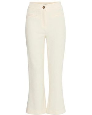 Ichi Wide Trousers - White