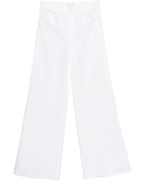 Mother Wide Jeans - Blanco