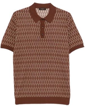 Zanone Polo Shirts - Brown