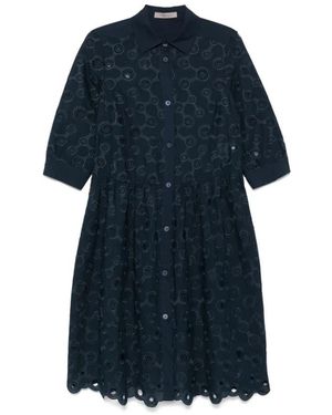 D.exterior Shirt Dresses - Blue