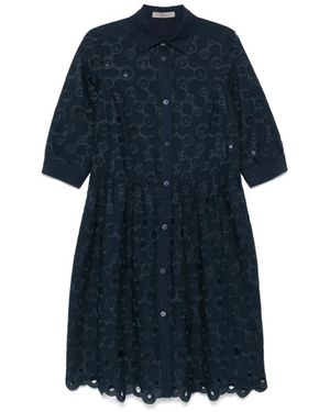 D.exterior Shirt Dresses - Blue