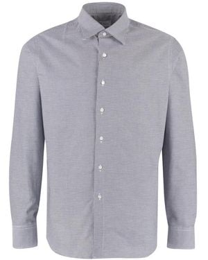 THE (Alphabet) Casual Shirts - Bleu