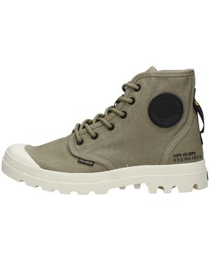 Palladium Schoenen ,Groen ,Polyester Pampa Hi Htg Supply