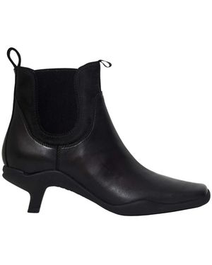 Ash Schoenen ,Zwart ,Leer Chelsea Ankle Boot