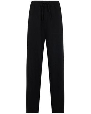 MC2 Saint Barth Wide Trousers - Black