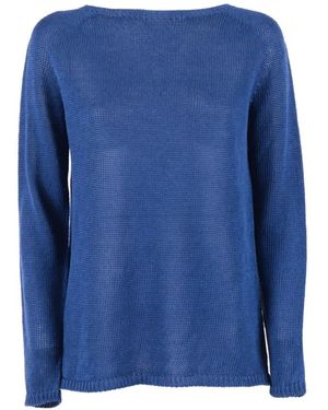 Max Mara Round-Neck Knitwear - Blue