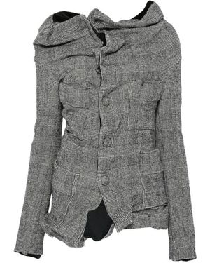 Junya Watanabe Asymmetrischer Blazer - Grau
