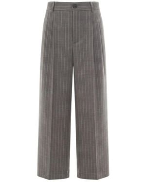 P.A.R.O.S.H. Wide Trousers - Gris