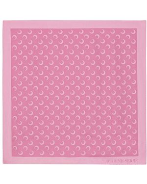 Marine Serre Silky Scarves - Rosa