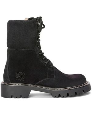 Loewe Schoenen ,Zwart ,Leer Stivale