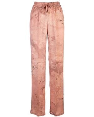 Kiton Wide Pants - Pink
