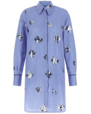 Le twins Shirt Dresses - Blue