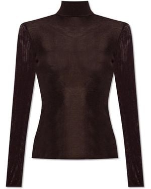 Self-Portrait Turtlenecks - Black