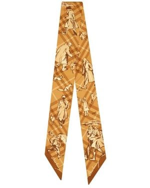 Burberry Silky Scarves - Metálico