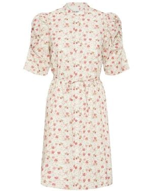 Ichi Shirt Dresses - Natural