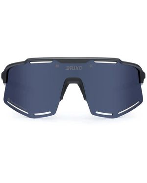 Briko Sharp Lite Schwarzer Helm - Blau